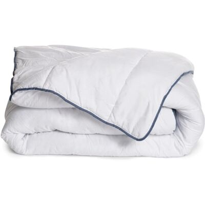Modèle Tempérée Bleu Calin Microfibre 220x240cm - Couette - Publicité Modèle Tempérée Bleu Calin Microfibre 220x240cm - Couette - Publicité