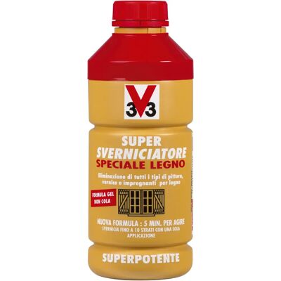 V33 Rimuovi Vernice - 1 L - Gel ad Azione Profonda per Legno V33 Rimuovi Vernice - 1 L - Gel ad Azione Profonda per Legno