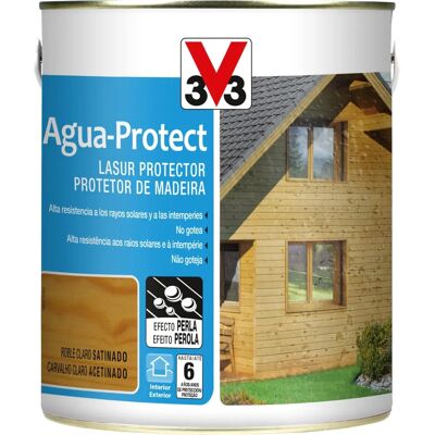 V33 Roble Claro Protector de Madera a Base de Agua - Protección para Madera V33 Roble Claro Protector de Madera a Base de Agua - Protección para Madera