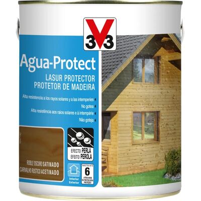 V33 Tinte para Madera Roble Oscuro a Base de Agua - Protección y Decoración V33 Tinte para Madera Roble Oscuro a Base de Agua - Protección y Decoración