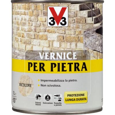 V33 Vernice Casa - Incolore, 1L, Protezione Duratura V33 Vernice Casa - Incolore, 1L, Protezione Duratura