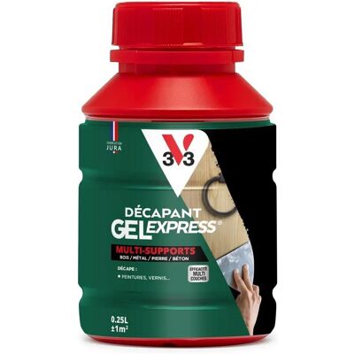 Décapant Gel V33 - Multi Supports - Incolore - Publicité Décapant Gel V33 - Multi Supports - Incolore - Publicité