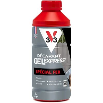 V33 - Décrassant Fer Gel 1L - Décapant - Publicité V33 - Décrassant Fer Gel 1L - Décapant - Publicité