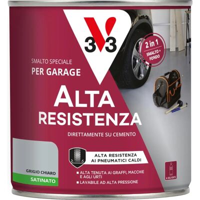 V33 Smalto ad alta resistenza per pavimenti - Grigio chiaro - 0,5L V33 Smalto ad alta resistenza per pavimenti - Grigio chiaro - 0,5L