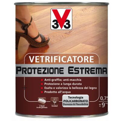 V33 - Vetrificatore Satinato Incolore 0,75L - Varnish V33 - Vetrificatore Satinato Incolore 0,75L - Varnish