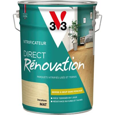 V33 Vernis Rénovation Mat - Protection Parquet - Publicité V33 Vernis Rénovation Mat - Protection Parquet - Publicité