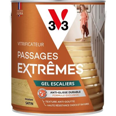 V33 Sigillante in gel satinato - Incolore - 2,5L - Sigillante legno V33 Sigillante in gel satinato - Incolore - 2,5L - Sigillante legno
