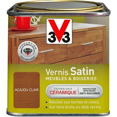 V33 Vernis Bois Acajou Satin - Vernis V33 Vernis Bois Acajou Satin - Vernis