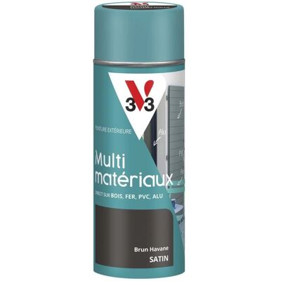 V33 Havana Brun Multi-support en Spray - Peinture - Publicité V33 Havana Brun Multi-support en Spray - Peinture - Publicité