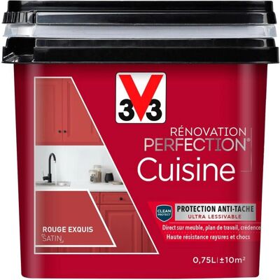 Unknown - V33 Rouge Exquis - Couleur Rouge - Peinture de rénovation - Publicité Unknown - V33 Rouge Exquis - Couleur Rouge - Peinture de rénovation - Publicité