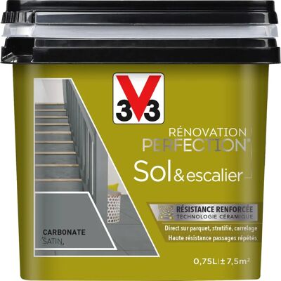V33 Rénovation Perfection Carbonate - Peinture Sol & Escalier Intérieurs V33 Rénovation Perfection Carbonate - Peinture Sol & Escalier Intérieurs