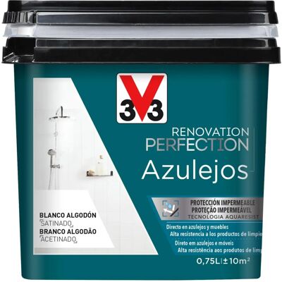 V33 - Reno Perfection - Blanco Algodón - Azulejos - Pintura V33 - Reno Perfection - Blanco Algodón - Azulejos - Pintura