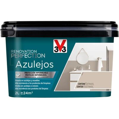 Pintura Renovación Baños V33 - Alta Resistencia, 2L Pintura Renovación Baños V33 - Alta Resistencia, 2L