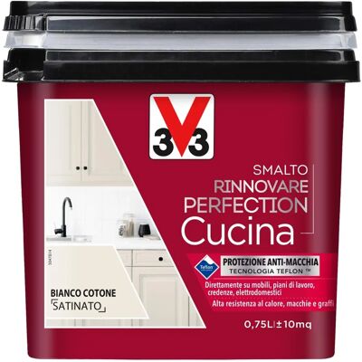 V33 Rinnovare Perfection Vernice Satinata Bianca - Vernice V33 Rinnovare Perfection Vernice Satinata Bianca - Vernice
