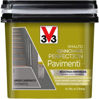 V33 Smalto ad Acqua Pavimenti Grigio Carbonato Satinato - Interni V33 Smalto ad Acqua Pavimenti Grigio Carbonato Satinato - Interni