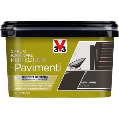 V33 Smalto per pavimenti multi-materiale - Satinato - 2L V33 Smalto per pavimenti multi-materiale - Satinato - 2L