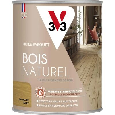 Huile pour parquet naturel - Incolore - 0,75L - Huile pour sol en bois Huile pour parquet naturel - Incolore - 0,75L - Huile pour sol en bois