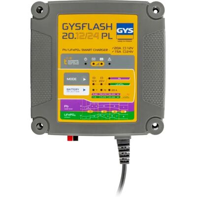 GYS Batterieladegerät - Mehrspannungs 12V/24V - Automatik GYS Batterieladegerät - Mehrspannungs 12V/24V - Automatik