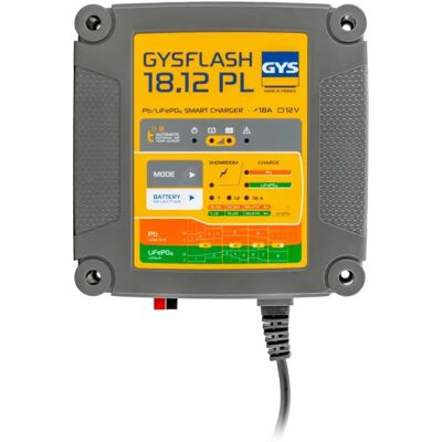 GYS - Caricabatterie 12V 18A Piombo/Lithio - 270Ah GYS - Caricabatterie 12V 18A Piombo/Lithio - 270Ah