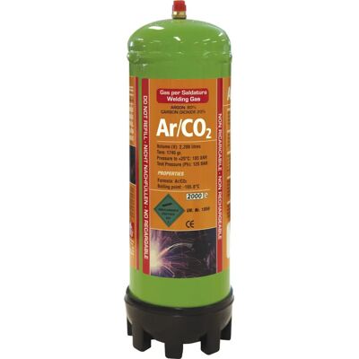 GYS - 043671 - Argón/CO2 - 2.2 L - Cilindro de gas GYS - 043671 - Argón/CO2 - 2.2 L - Cilindro de gas
