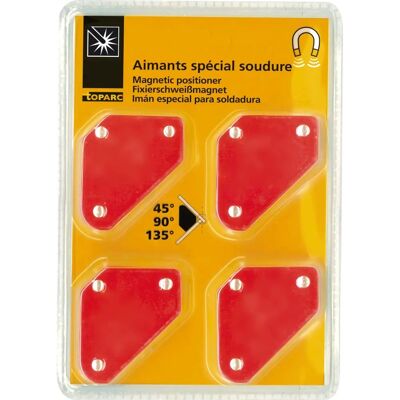 Toparc 044180 Magnet-Schweißwinkel - 4er Set Toparc 044180 Magnet-Schweißwinkel - 4er Set