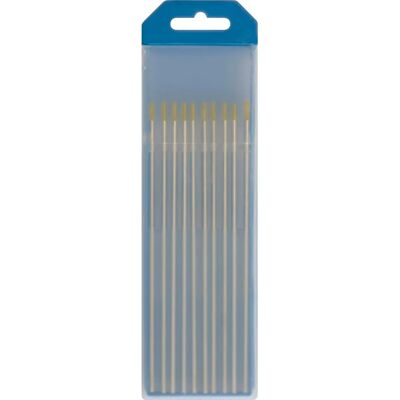 GYS 045361 Tungsten Electrodes - Gold - Electrode Diameter 3.2mm - Electrode Type WL15 - Electrode Count 10 - Electrodes for AC/DC Welding GYS 045361 Tungsten Electrodes - Gold - Electrode Diameter 3.2mm - Electrode Type WL15 - Electrode Count 10 - Electrodes for AC/DC Welding