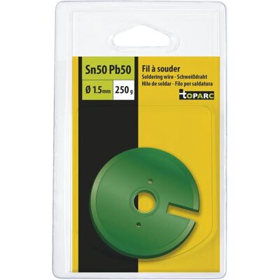 Hilo de soldadura de estaño GYS 50% Ø 1,5mm 250g Hilo de soldadura de estaño GYS 50% Ø 1,5mm 250g