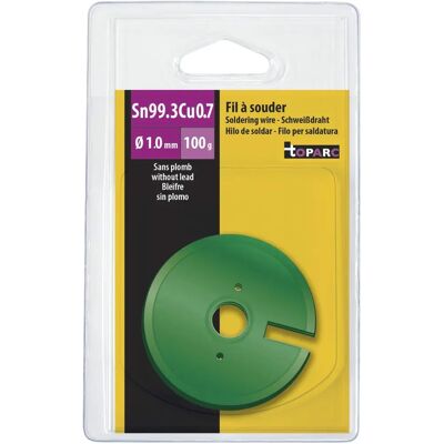 Bobina de estaño GYS 99,3% - Ø 2 mm - 100g Bobina de estaño GYS 99,3% - Ø 2 mm - 100g