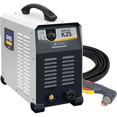 Cortador de plasma GYS 068063 - 25kW, Antorcha desmontable y pinza de tierra Cortador de plasma GYS 068063 - 25kW, Antorcha desmontable y pinza de tierra