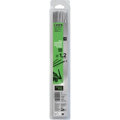 Elettrori TIG Inox GYS 108 - 330mm - Confezione blister 0,33kg Elettrori TIG Inox GYS 108 - 330mm - Confezione blister 0,33kg