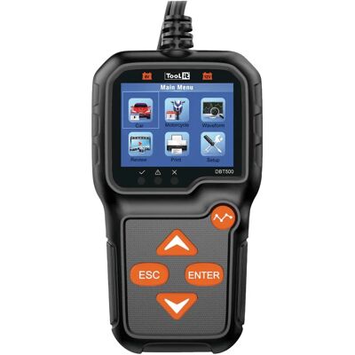 Toolit DBT500 Batterietester - Kompaktes 6/12V Diagnosegerät Toolit DBT500 Batterietester - Kompaktes 6/12V Diagnosegerät