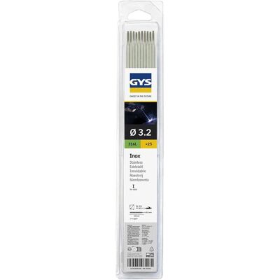 Eletrodos GYS Inox 316L Diâmetro 3,2mm - Materiais de soldagem Eletrodos GYS Inox 316L Diâmetro 3,2mm - Materiais de soldagem