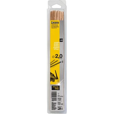 GYS Stål TIG-fylltrådar - 40 st, 2mm x 330mm GYS Stål TIG-fylltrådar - 40 st, 2mm x 330mm
