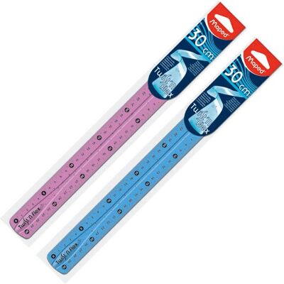 Maped 27900 Flexibele Liniaal - 30cm, Blauw, Paars Maped 27900 Flexibele Liniaal - 30cm, Blauw, Paars