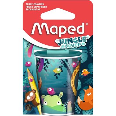 Maped Jungle Fever Kynäteroitin - Metalli, 2 reikää Maped Jungle Fever Kynäteroitin - Metalli, 2 reikää