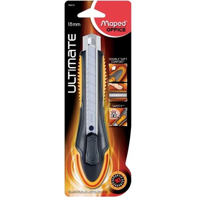 Maped M086610 Használati kés - 18mm - Fekete, Narancs Maped M086610 Használati kés - 18mm - Fekete, Narancs