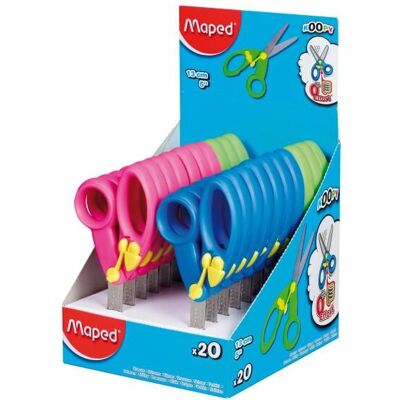 Maped Koopy Multicolor - Tijeras Seguras para Niños - 13cm Maped Koopy Multicolor - Tijeras Seguras para Niños - 13cm