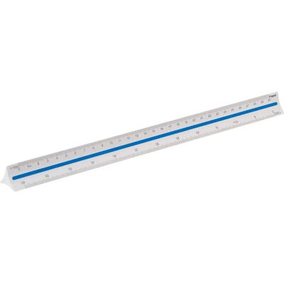 Maped Dreiecksmaßstab 30cm 1:100-1:500 Blau Maped Dreiecksmaßstab 30cm 1:100-1:500 Blau