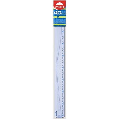 Règle Transparente en Plastique Maped 400mm - 20 Unités Règle Transparente en Plastique Maped 400mm - 20 Unités