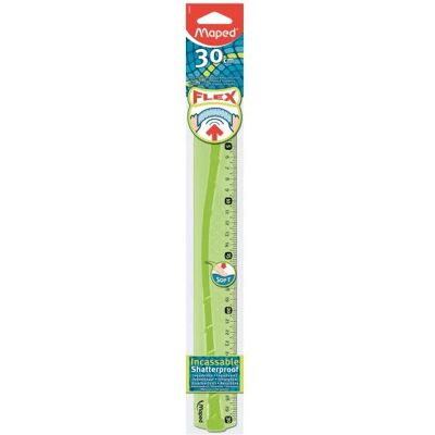 Maped Zielony 30cm Elastyczny Linijka - Linijka Maped Zielony 30cm Elastyczny Linijka - Linijka