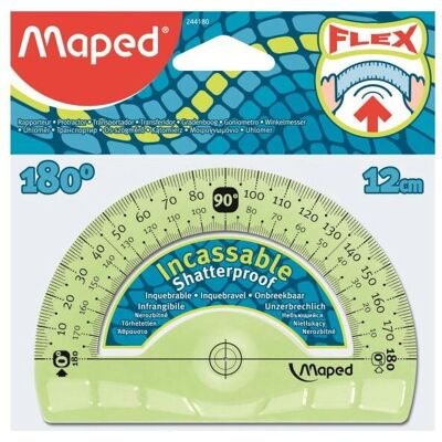 Maped Flex Winkelmesser - 12cm Grün UV-beständig Maped Flex Winkelmesser - 12cm Grün UV-beständig