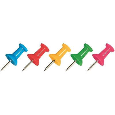 Maped Bunte Pinnnadeln - 25er Pack für Pinnwände Maped Bunte Pinnnadeln - 25er Pack für Pinnwände