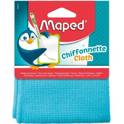 Maped - Chiffonnette nettoyante pour ardoise blanche - bleu - 200x200mm - Cleaning cloth Maped - Chiffonnette nettoyante pour ardoise blanche - bleu - 200x200mm - Cleaning cloth