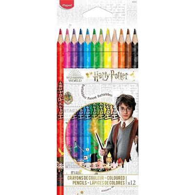 Maped Harry Potter 12 Farbige Dreieckspencils Maped Harry Potter 12 Farbige Dreieckspencils