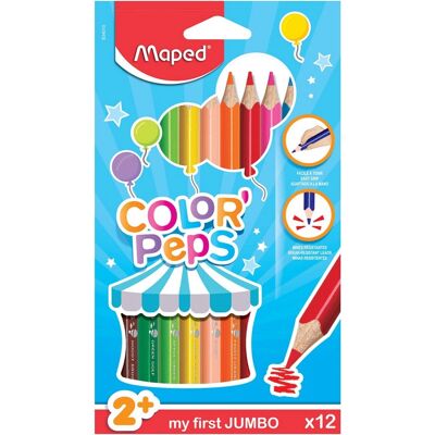 Maped Vegyes Színű Színes Ceruzák Jumbo - 24 db Maped Vegyes Színű Színes Ceruzák Jumbo - 24 db