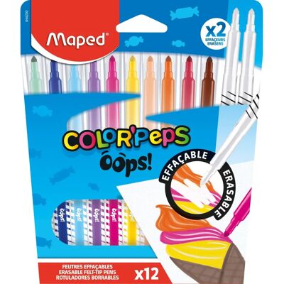Maped Colorpeps Oops! Abwischbare Filzstifte Maped Colorpeps Oops! Abwischbare Filzstifte