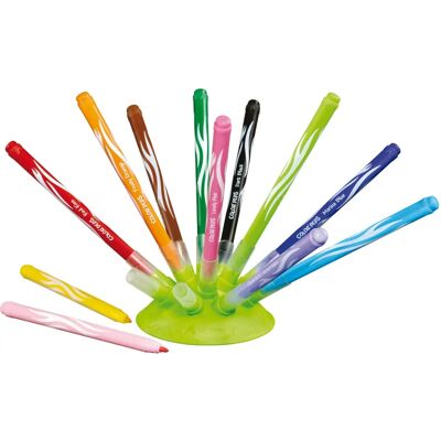 Maped Estuches Rotuladores Jungle 12 Ud Colores Surtidos - Publicité Maped Estuches Rotuladores Jungle 12 Ud Colores Surtidos - Publicité
