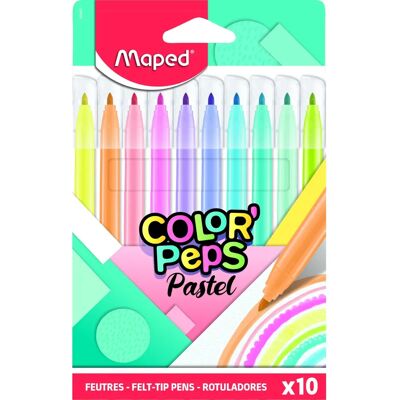Maped Pastellmarker - 10 Farben - Feinspitze - Künstlerbedarf Maped Pastellmarker - 10 Farben - Feinspitze - Künstlerbedarf