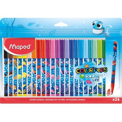 Maped Ocean Life Finomhegyű Filctollak - Markerek Maped Ocean Life Finomhegyű Filctollak - Markerek