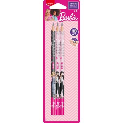 Set di Matite Graphite HB Maped - 6 Pezzi - Cancellabile, per Bambini Set di Matite Graphite HB Maped - 6 Pezzi - Cancellabile, per Bambini